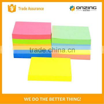 Onzing good quality standard color paper memo note cube