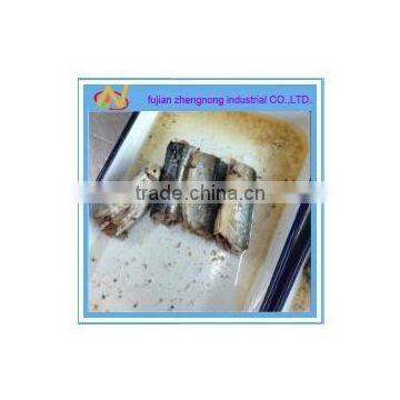 Sell 425x24 canned mackerel in brine for africa market(ZNMB0038)