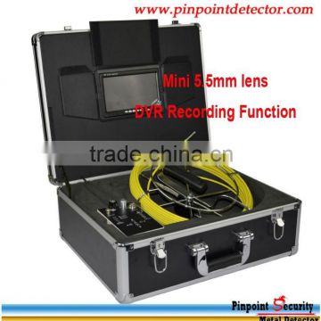 PD-710DM-6 Pinpoint Underground pipe inspection camera with 6mm cctv camera with DVR recording Function
