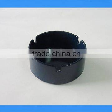 DCA009152 Black color cheap price melamine ashtray, melamine cigarette ashtray, round ashtray