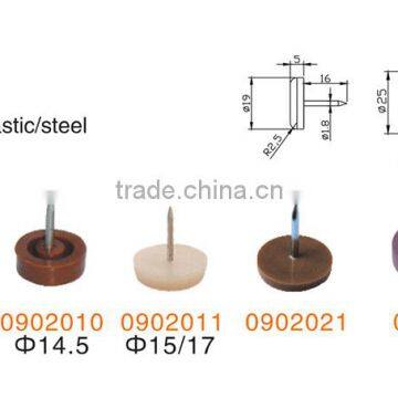 Furniture Chair Bottom Protect Plastic Base Nail On Feet Glides