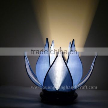 Brilliant bamboo lamp with lotus shape from Vietnam