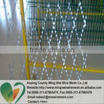 stainless steel razor wire /razor barbed wire mesh