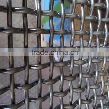 galvanized square hole crimped wrie mesh for filter/galvanziedn crimped wire mesh