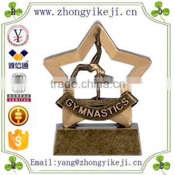 factory custom made hot new product polyresin gymnastic gifts