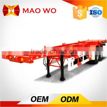 China tilts and load container skeleton semi trailer for sale