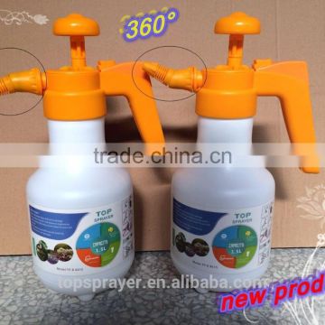 2017 new product plastic and rotating head garden house sprayer