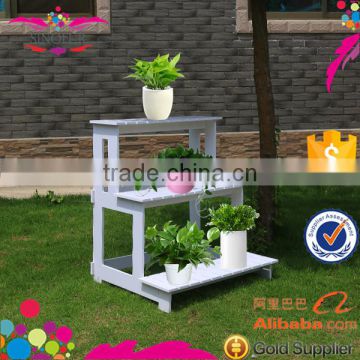 sinofur manufacture garden wooden flower stand designs