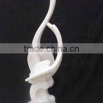 Natural White Marble Modern Abstract Sculpture