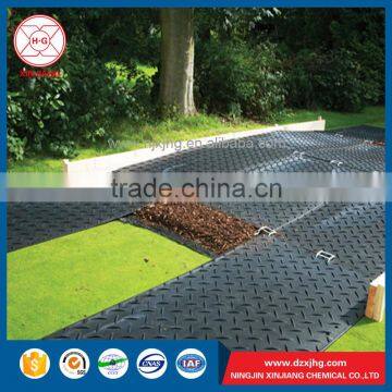 Plastic flexible non erosion temporary road good trackway mats
