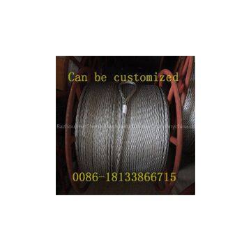 High strength woven torsion free power cable wire rope traction rope