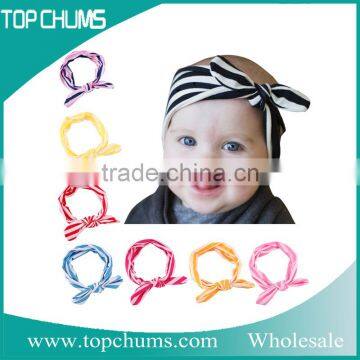 2016 New desgin toddler Baby turban headbands elastic hair rubber band
