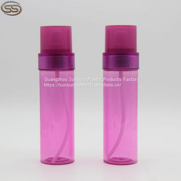 Custom Color Plastic Cosmetic Toner Fine Mist Spray Pump Bottle