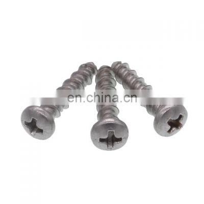 gold plated countersunk flat Self tapping screws for plastic
