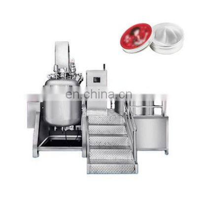 Stainless Steel Emulsifier Mixer Gel Cosmetic Cream Making Machine Lifting Vacuum Homogenizing Emulsifier Homogenizer