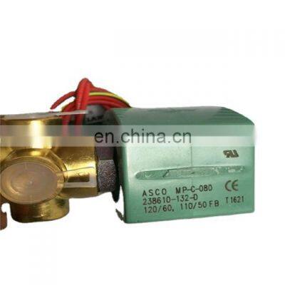 most affordable solenoid valve price250038-755 = 250038-666  brass solenoid valve kit for  Sullair compressor parts