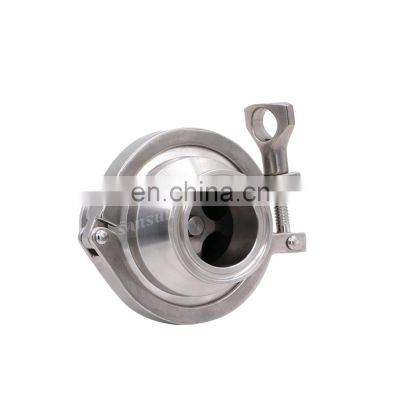 High Quality Stainless Steel Sanitary Tri Clamp Ball Check valve