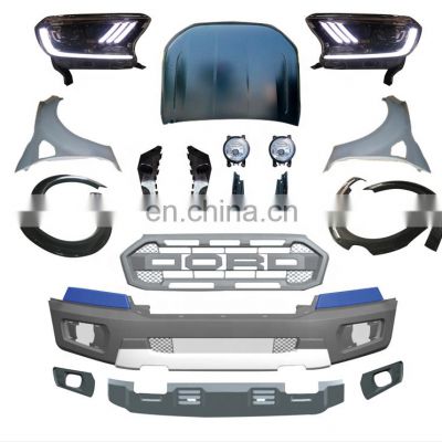 Body kits For Ford Ranger Raptor Conversion Upgrade T6 To Raptor Style