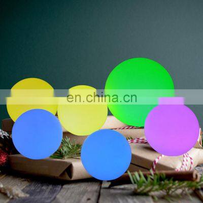 Christmas decoration party lights ball led rechargeable warm light table lamp