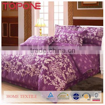 Purple style cheap soft home printed cheap duvet covers