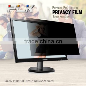 78% transparency privacy screen 24 inch monitor/pirvacy film for 24'' screen