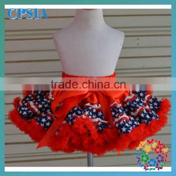 2014 Cheap Wholesale Super Fluffy Pettiskirt Boutique Baby Girls Red Blue Tutu Skirt