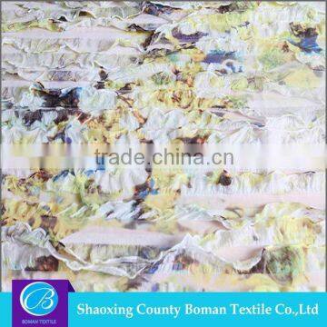 China Manufacturer Top selling Custom Print stretch polyester fabric