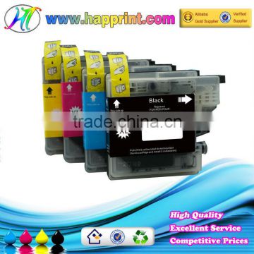 Superior quality hot selling printer compatible ink cartridge for brother lc123xl series for printer J4110dw 4410 4510 4610 4710