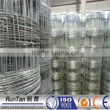 ISO9001 anping galvanized 1.2m,1.5m,1.8m field grassland fence for sheep and cattle