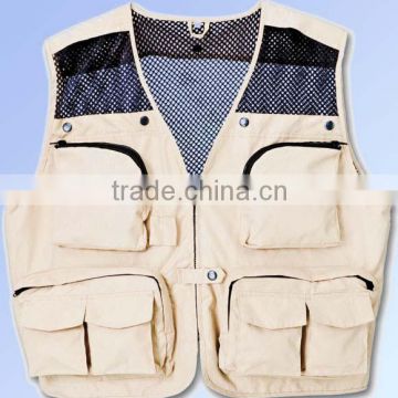 Functional men's fly fishing vest