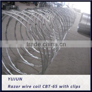flat wrapped galvanized razor barbed wire