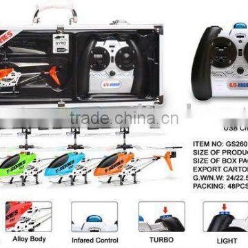 3CH DIE CAST RC HELICOPTER WITH GYRO