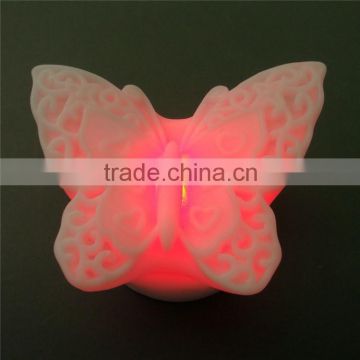 Bright color Creative Butterfly LED Night Light Multi-Color Battery Adornment