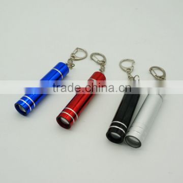 Hot Selling Button Battery Portable Keychain Colorful Mini Led Aluminum Flashlight Torches