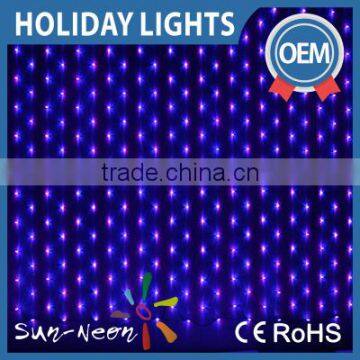 Outdoor Decorative Purple LED Net Lights for Christmas