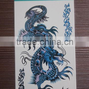 2016 best seller eco-friendly high quality dragon temporary tattoo sticker