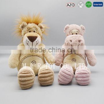 OEM Design Handmade Lovely Pink Bear Stuffed Toys for Sale