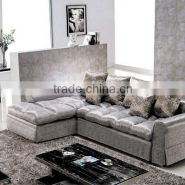 Beige color combination fabric sofa 736