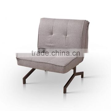 gray fabric cheap functional folding sofa bed folding single bed