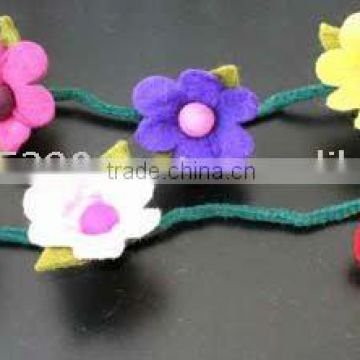 handmade felt flower