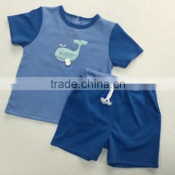 Baby T shirt short sleeve summer cotton baby bodysuits sets
