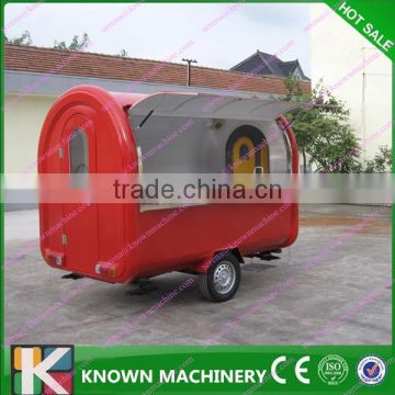 China fast food mobile kitchen trailer/food truck/electric food cart