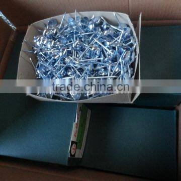 good quality good price galvanized roofing nails with umbrella head