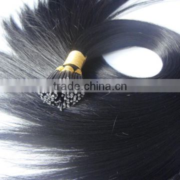 Black Rose 0.5g 1g Fusion Keratin Prebonded Human Hair Flat Nail Stick U/I Tip Hair Extensions