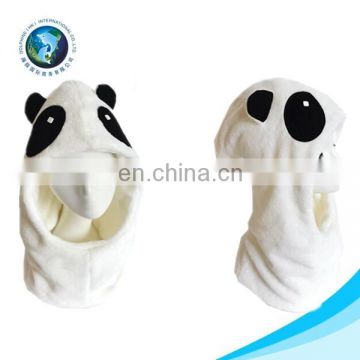 2014 China selling plush animal hat animal cap cute soft panda hat
