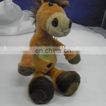 HI CE/ASTM/AZO standard plush toy horse stuffed animal toy