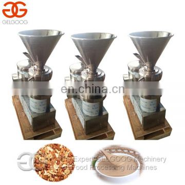 Commercial Hazelnut Paste Grinder Jam Producing Machine Pistachio Peanuts Butter Vertical Colloid Mill