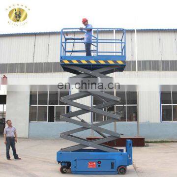 7LGTJZ Shandong SevenLift self propelled track 1 man aerial work scissors lift lifting platform