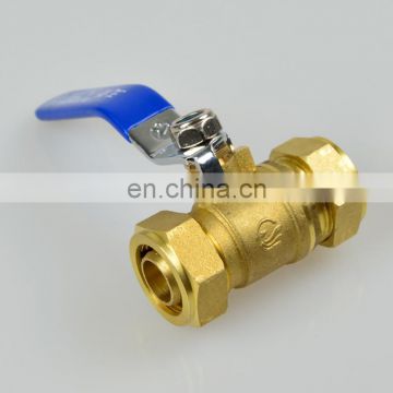 Manual brass bite type ball valve high quality 1/4 ball valve pn40