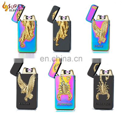 Eco Friendly Products 2021 Custom Lighters No Minimum Flameless Arc Eco Friendly Lighter Usb Rechargeable Mobile Usb Lighter